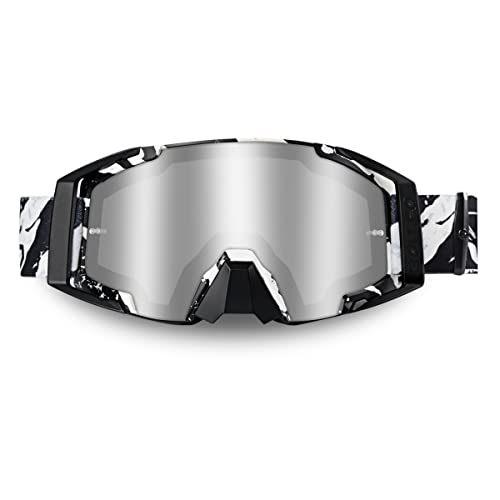 Motorcycle Goggles Off Road Dirt Bike Goggles Motocross Goggles Windproof Dustproof Anti Fog ATV UTV MX OTG Goggles Skiing Goggles Anti UV Riding Goggles Protective Safety Glasses