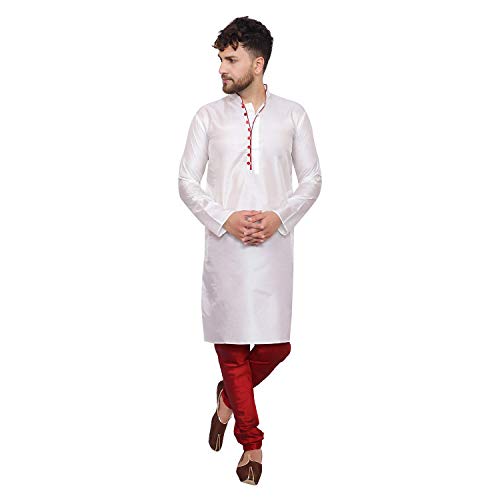 Image of Royal Kurta Men's Silk Blend Kurta Pyjama Set
