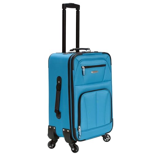 Image of Rockland Synthetic Turquoise Carry-On (F2281 Turquoise)