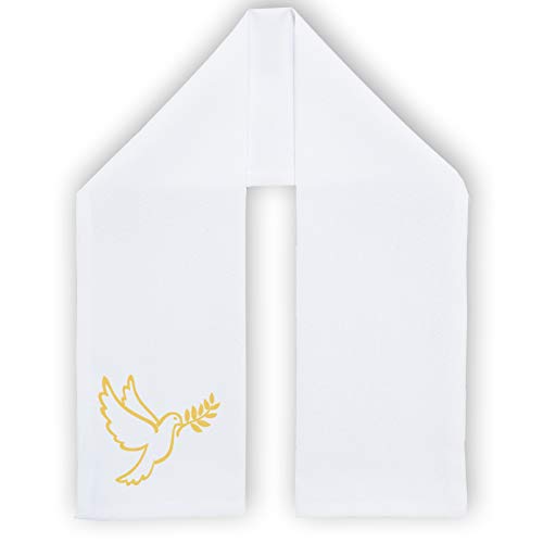 Promo - Étole Écharpe de Baptême Personnalisée, Personnalisable en Flocage