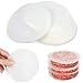 Burger Patty Paper Lot de 500 Feuilles Papier sulfurisé Rond Ø 11 cm Papier ciré, Papier séparation Anti-adhésif pour Presses à Hamburger, fricailles, Patties, vapeurs, Accessoires de Cuisson