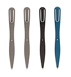 Bobino | Bookmark Pen | Planner Pens | Ballpoint Pens for Journaling | Flat Pen | Minimalist Bookmark | Book Markers for Women | Mini Pen | Book Accessories & Planner Accessories | 4 Pack