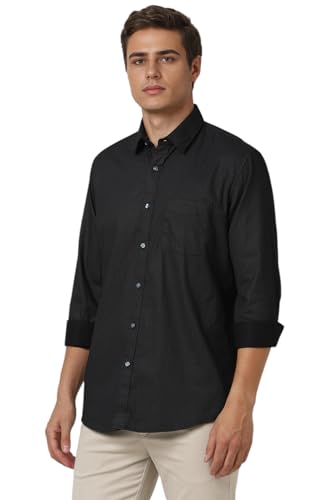 Image of Van Heusen Casual Printed Shirt for Men| Premium Cotton| Full Sleeves| Slim Fit |Breathable Fabric