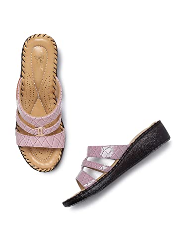 Image of TRASE Women's Flip-Flops & Slippers | Doctor Ortho Comfortable Chappal for Women & Girls | Light weight, Soft Footbed, Comfortable & Stylish | Diabetic & Orthopedic Footwear, Good for Knee & Foot Pain