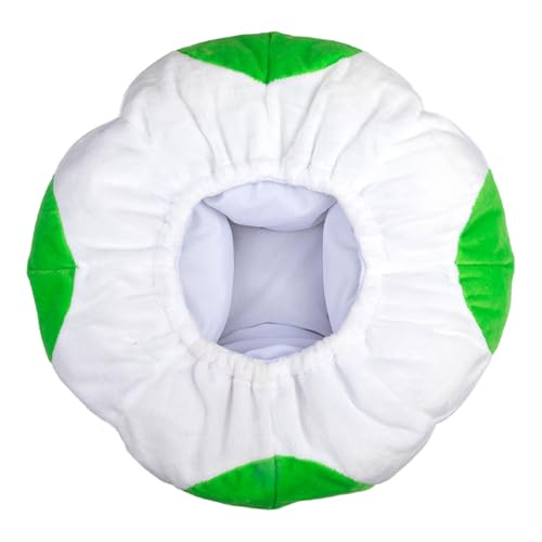 Image of Anime Mushrooms Hats Caps Cute Red and Green Hats Halloween Coplay Hat for Adults