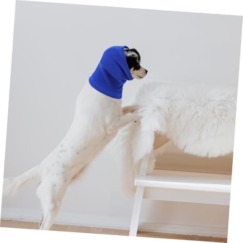 QUMIIRITY Winter Hunde Ohrenschutz Elastisch aus Weichem Material Kältefester Haustier Snood für Zuhause Ohrwärmer für Kleine und Große Hunde
