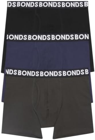Bonds 3 Pack Mens Everyday Mid Trunk Underwear Multi S Standard Trunks