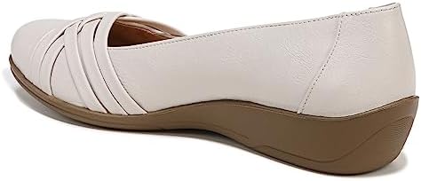 LifeStride Womens Incredible Ballet Flat, Bone, 8.5 Wide US | Image 4