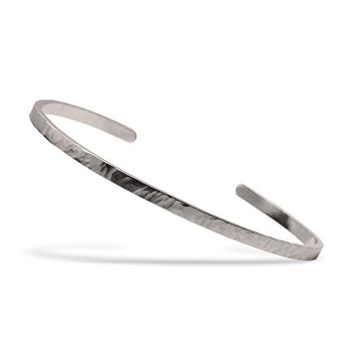 Bracelet jonc acier inoxydable anti-ternissement fabriqué en France