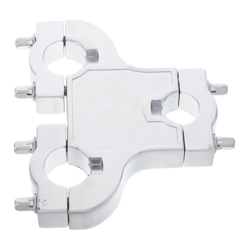 Milisten Abrazadera De Tambor Ajustable De Metal Para Diferentes Modelos Instalación Rápida y Mejora Del Sonido Accesorios Para Batería Electrónica y Acústica