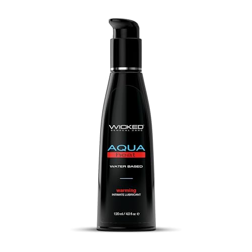 Wicked Aqua Heat Water Based Warming Lubricant 4.0 oz