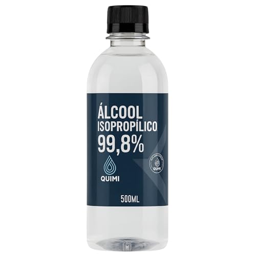 Álcool Isopropílico 99,8% Quimi Vida 500ml - Limpeza Profissional em Quantidade Econômica