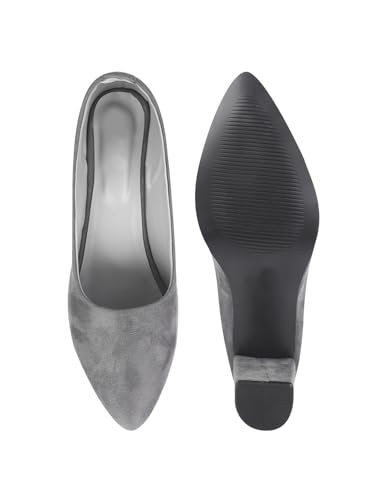 Image of TRYME Trendy&Fashion Pointed Pump Block Heel Sandals for Girls & Women