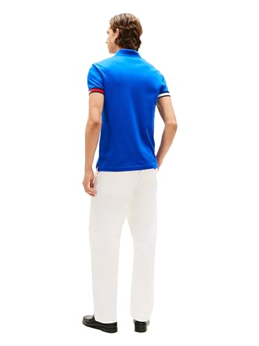 Image of Tommy Hilfiger Mens Short Sleeve Casual Polo Shirts in Regular Fit with Liquid Cotton
