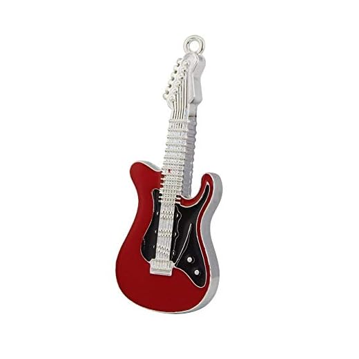 32GB USB 2.0 Flash Drive Metal Music Guitar Shaped Pen Drive Memory Stick Thumb Drive