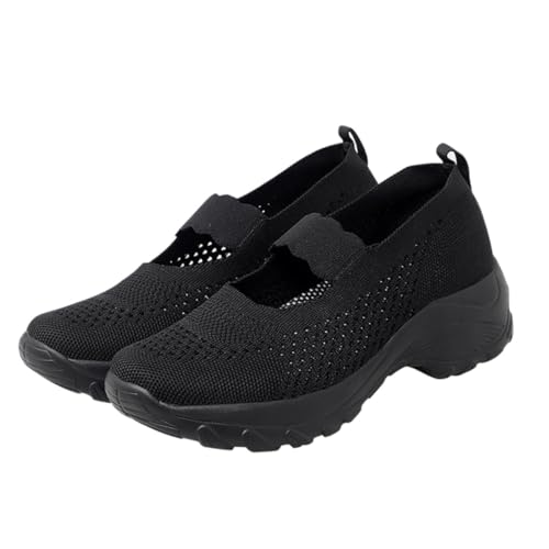 Chaussures maille pour femme légères et respirantes à semelle épaisse pour le quotidien
