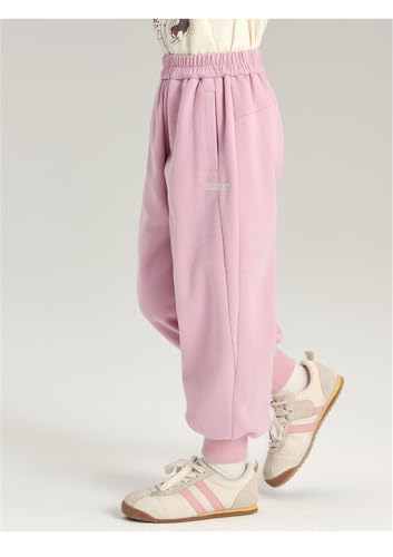 Girl Boy Sweatpants Elastic Waist Solid Color Joggers Pants Toddler Casual Trousers4