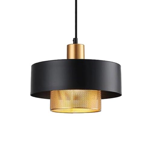 Luminaire en fer à tête unique résout manque de luminosité suspension rétro E27 table à manger