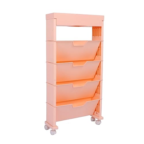 Étagère mobile à roulettes robuste avec design compact Orga
