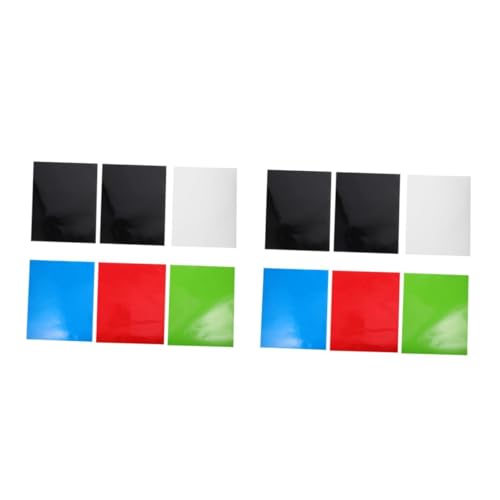 Tofficu 2 Juegos Cortinas Decorativas Con Base De De Vinilo Autoadhesivo Alambre Para Retapizar Para El Cabello Cinta De Gasa Transparente Cortinas 6 hojas * 2