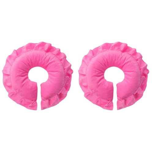 Amosfun Face Pillow for Massage with Hole Design 11.8X11X0.1 Inches Soft Breathable Cushion for Salon Spa Beauty and Home Massage Relaxation