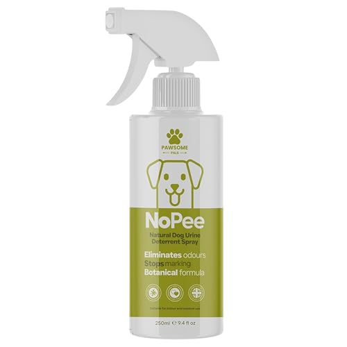 No Pee Natural Dog Urine Deterrent Spray | Stop Dogs Urinating in House & Garden | Dog Wee Deterrent Spray Indoor & Outdoor | Anti Pee Spray for Dogs | Dog Repellent Spray for furniture | 250ml