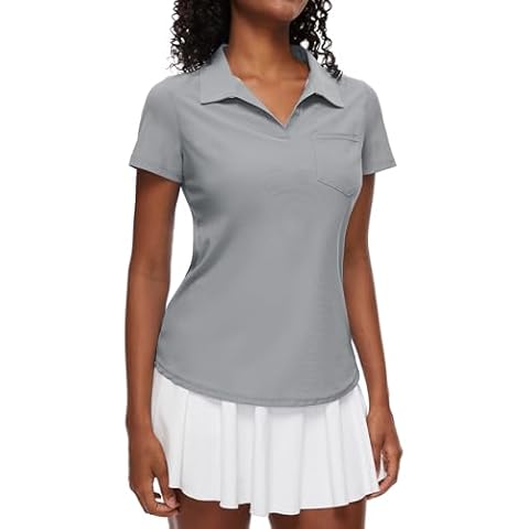Loovoo Women's Golf Polo Shirt Cover
