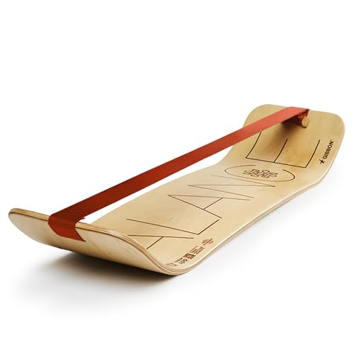 GIBBON SlackBoard - GiBoard Balance Board Kids & Adults - Slackline Balance Trainer - Slack Board...