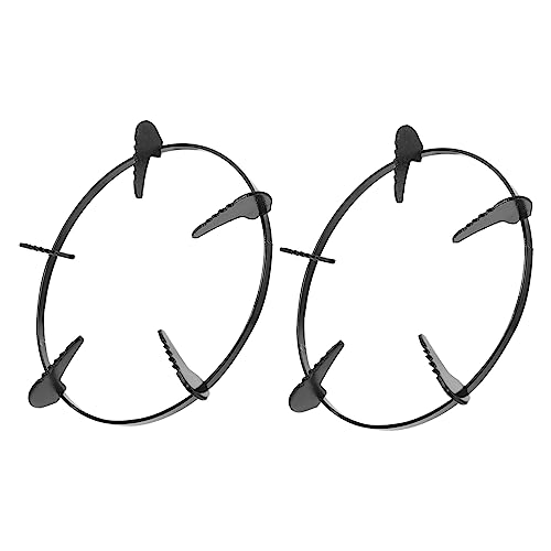 ARTSEWPLY 2 Piezas Soporte para Quemador de Gas de Hierro Rejilla Antideslizante para Estufa Soporte Resistente para Ollas Pequeñas para Cocina y Profesional