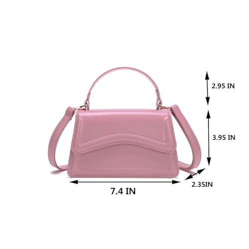 Image of SHUIANGRAN Stylish and Simple Crossbody Bag Small Square bag Purses for Women Satchel Shoulder bag Bag Purse
