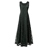 [アビバーレ]総レースフレアードレス M OP174-4C-3017 ワンピース 黒 コーラス 衣装 演奏会 発表会 フォーマル