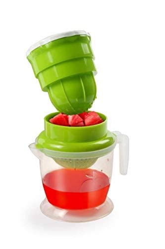 Image of Premium Manual Citrus Juicer with Strainer | Lemon Squeezer & Orange Juicer | Hand Press Juicer with Seed Separator & Juice Collector Bowl | Easy to Use Kitchen Tool