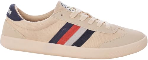 Image of Lambretta Vulkan Mens Trainers - Cream - UK 10