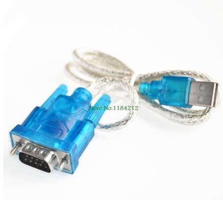 HL-340 New USB to RS232 COM Port Serial PDA 9 pin DB9 Cable Adapter Support Windows7-64 (with Cable)