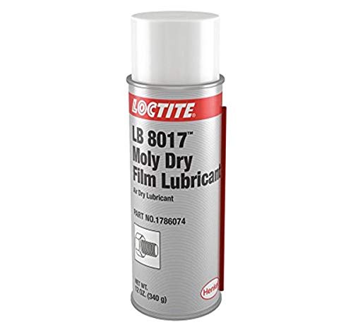 Loctite 1786074 LB 8017 Moly Dry Film Lubricant, 12 oz. Aerosol Can