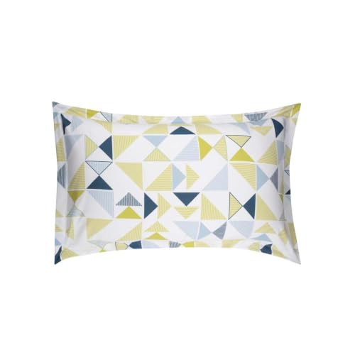 Image of Wakefit 100% Cotton Pillow Cover Set of 4 | 200 TC Soft & Breathable Pillow Cases | Standard Size 18 x 27 Inch | Skin Friendly, Durable & Gentle Machine Washable | Maze