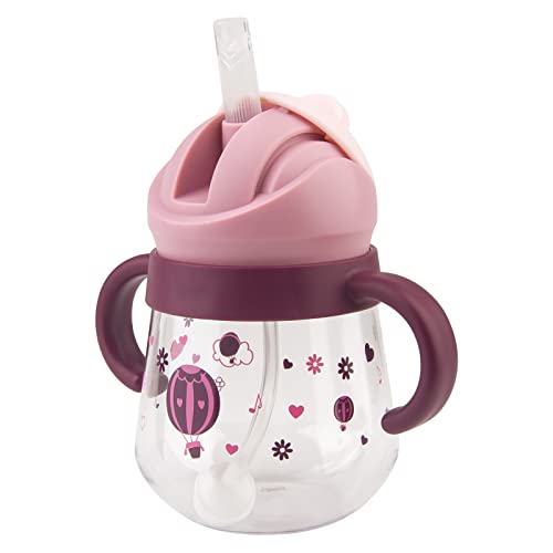 Sippy Cup 260ml with Handles, BPA Free, Purple