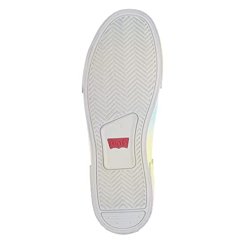 Levi's Women's Casual Sneaker, White/Multi, 94