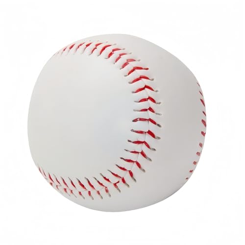 野球ボール 軟式練習用ホワイトレザー | キャッチボール/トレーニング/初心者向け | 直径72mm・重量145g・ソフト素材 | 【5個セット・屋内外兼用】