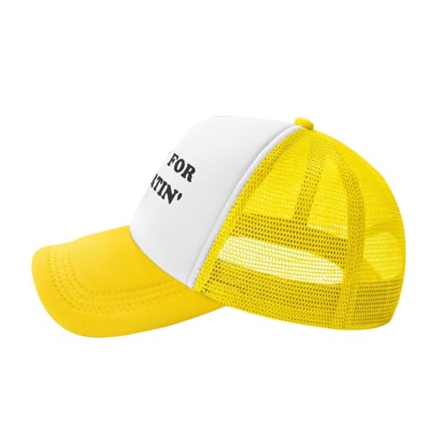 Image of Hurtin for A Squirting Hat Funny Trucker Hats Adjustable Classic Fishing Cap for Men and Women Black