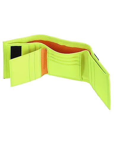 Image of Timberland PRO Men's Cordura Nylon RFID Trifold Wallet with ID Window, Bright Yellow (Reflective), One Size, Cordura Nylon Rfid Trifold Wallet With Id Window