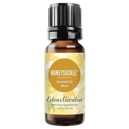 Edens Garden Honeysuckle Essential Oil Blend 100% Pure Therapeutic Grade for Diffuser DIY Soap & Candle Making Clean Synthetic-Free & Natural Plant-Based Gift for Women 10 ml (.33 fl oz)