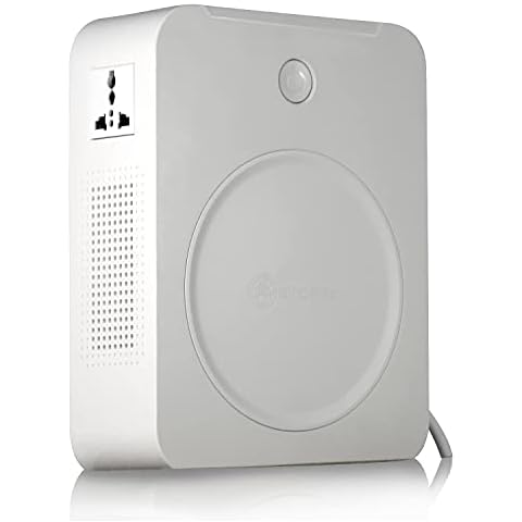 jxgzyy 2000W Voltage Transformer UK To US 240V~220V to 100V~110V Step Down Voltage Convertor Transformer with Temperature Control Circuit Breaker Protection Cover