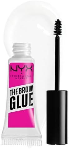 NYX PROFESSIONAL MAKEUP The Brow Glue, Extreme Hold Eyebrow Gel, Clear