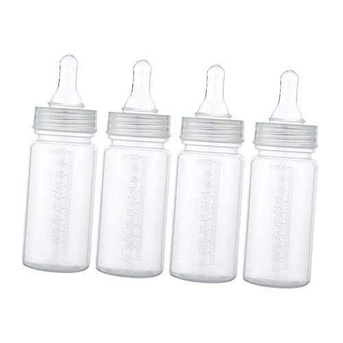 LOORGVEL 4 piezas Biberones Desechables para Recién Nacido con Transparentes Diseño Portátil Prueba de Fugas para Lactancia Fácil Hospital y Viaje LOORGVEL 4 piezas Biberones Desechables para Recién Nacido con Transparentes Diseño Portátil Prueba de Fugas para Lactancia Fácil Hospital y Viaje