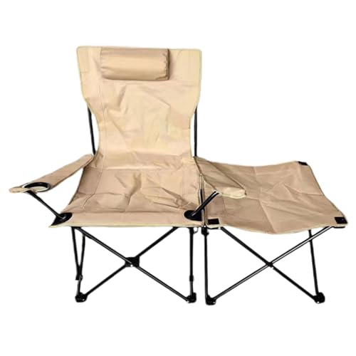 Silla plegable para exteriores | Silla ergonómica con diseño de soporte estable para el respaldo en el patio trasero, camping, piscina de césped, silla plegable que ahorra espacio: ofrece una playa