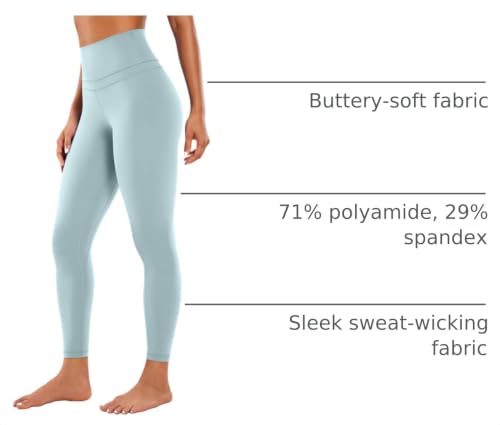 Image of CRZ YOGA Naked Feeling Leggings 25'' | Sleek, Decent Compression, Yoga, Hidden Waistband Pocket, for Women
