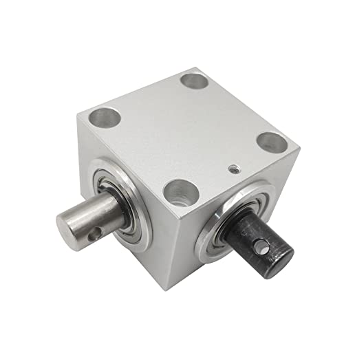 Image of 1:1 Right Angle Tapered Bevel Gearbox 1.5 Module 20 Teeth 90 Angle Drive Steering Gear Device Simple Mechanical DIY Module with 15mm Shaft