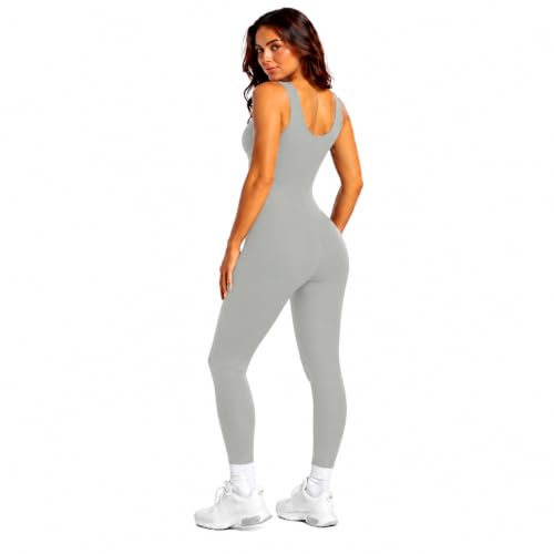 Image of Womens Spandex Tank Unitard Dance Bodysuits Workout Jumpsuit