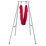 Top 6 Best Yoga Trapeze Stands for Freestanding Aerial Yoga (No Ceiling Drilling Needed!) 4 Happybuy Yoga Sling Inversion, 9.6 FT Inversion Yoga Swing Stand 68lbs, 551lbs/250kg Aerial Yoga...
